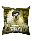 Cojín para perro personalizado 'Pawblo Escobar'