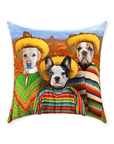 Cojín personalizado para 3 mascotas '3 Amigos'