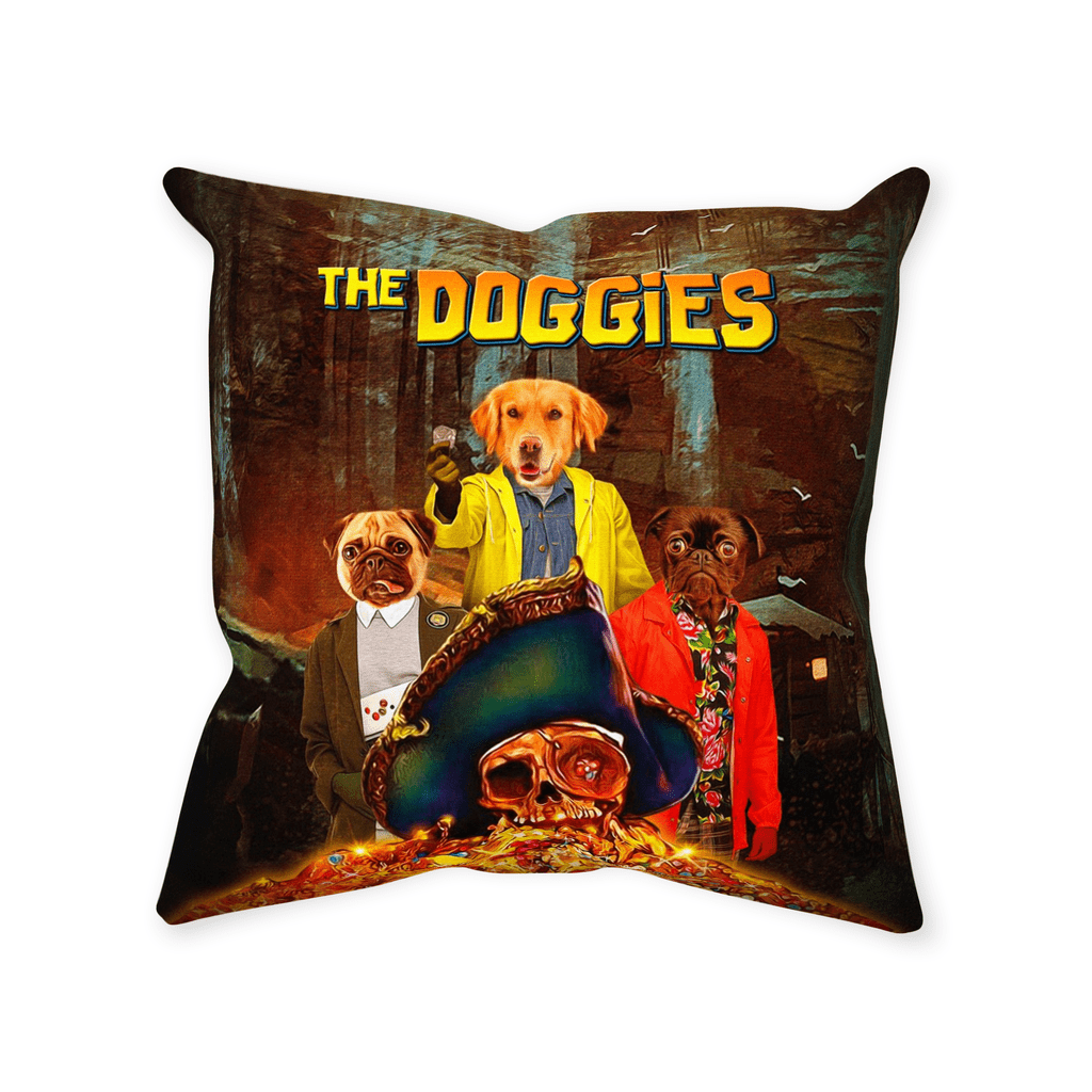 Cojín personalizado para 3 mascotas &#39;The Doggies&#39;