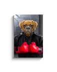 Lienzo personalizado para mascotas 'El Boxer'