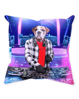 Cojín decorativo para mascotas 'The Male DJ'