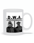 Taza personalizada para 2 mascotas 'DWA (Doggos with Attitude)'