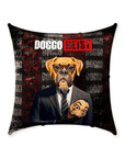 Cojín personalizado para mascotas 'Doggo Heist'