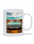 Taza personalizada con 3 mascotas 'The Lowrider'