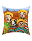 Cojín personalizado para 4 mascotas '4 Amigos'