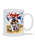 Taza personalizada para mascota 'El luchador de sumo'