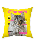 Cojín personalizado para mascotas 'Catmopolitan'