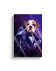 Lienzo personalizado para mascotas 'Hawkeye Doggo'