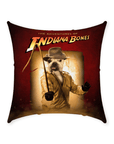 Cojín personalizado para mascotas 'The Indiana Bones'