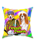 Cojín personalizado para 2 mascotas 'The Fresh Pooch'