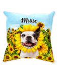 Cojín personalizado para mascotas 'El Girasol'