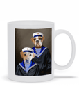 Taza Personalizada 2 Mascotas 'Los Marineros'