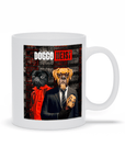 Taza personalizada para 2 mascotas 'Doggo Heist'