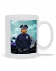 Taza personalizada para mascota 'El oficial de policía'