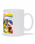 Taza personalizada para 4 mascotas 'The Beach Dogs'