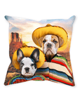 Cojín personalizado para 2 mascotas '2 Amigos'