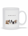 Taza personalizada moderna para 4 mascotas