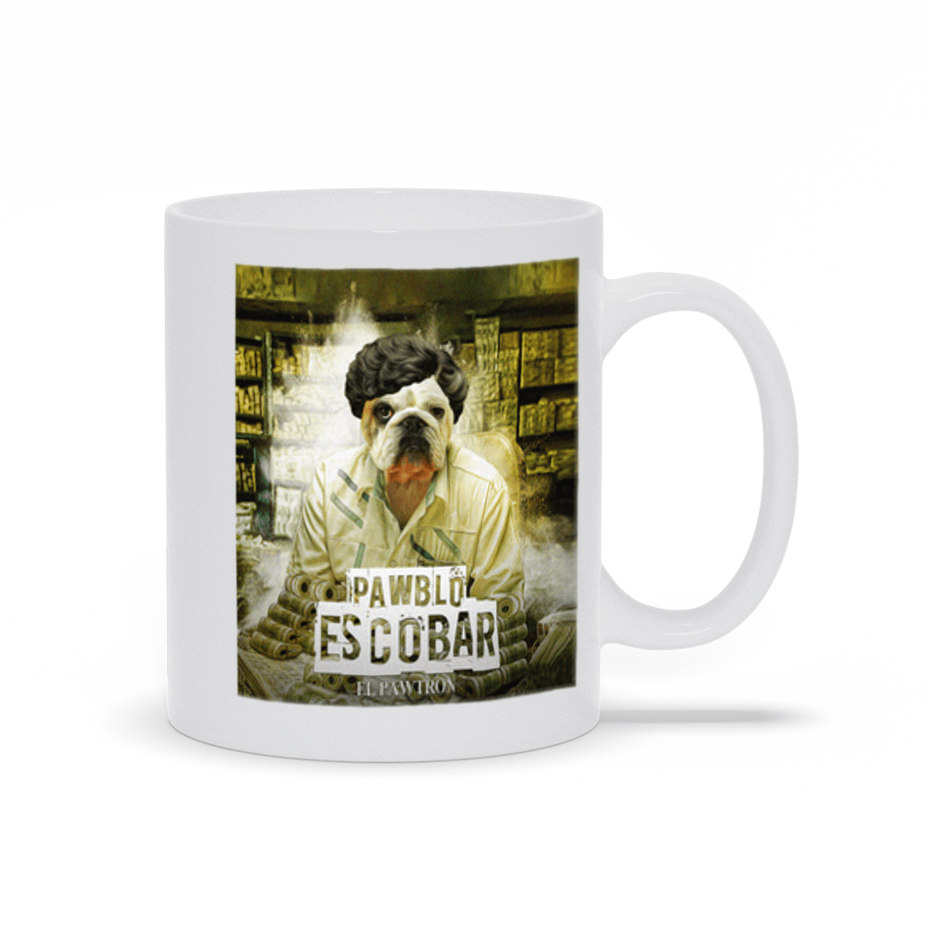 Taza Personalizada para Mascota &#39;Pawblo Escobar&#39;