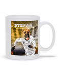 Taza personalizada para mascotas 'Alemania Doggos Soccer'