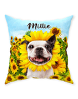 Cojín personalizado para mascotas 'El Girasol'