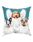 Cojín personalizado para 3 mascotas '3 Angels'