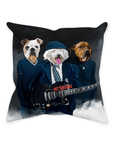 Cojín personalizado para 3 mascotas 'AC/Doggos'