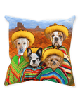 Cojín personalizado para 4 mascotas '4 Amigos'