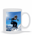 Taza personalizada para mascota 'El snowboarder'