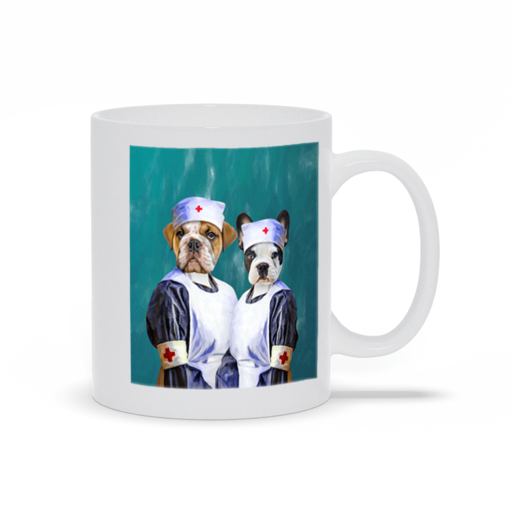 Taza Personalizada 2 Mascotas &#39;Las Enfermeras&#39;