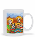 Taza Personalizada para 4 Mascotas '4 amigos'