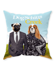 Cojín personalizado para 2 mascotas 'DogSchitt's Creek'