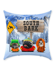 Cojín personalizado para 3 mascotas 'South Bark'