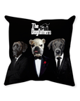 Cojín personalizado con 3 mascotas 'The Dogfathers'