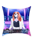 Cojín decorativo para mascotas 'The Female DJ'