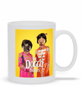 Taza personalizada con 2 mascotas 'The Doggo Beatles'