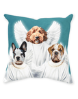 Cojín personalizado para 3 mascotas '3 Angels'