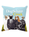 Cojín personalizado para 4 mascotas 'DogSchitt's Creek'