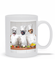 Taza Personalizada con 3 Mascotas 'Los Chefs'