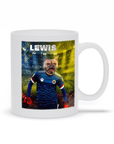 Taza personalizada para mascotas 'Scotland Doggos Soccer'