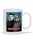 Taza personalizada con 2 mascotas 'Trailer Park Dogs 1'