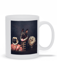 Taza personalizada con 3 mascotas 'La familia Duke'