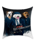 Cojín personalizado para 3 mascotas 'AC/Doggos'