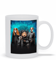 Taza personalizada con 3 mascotas 'Juego de Huesos'