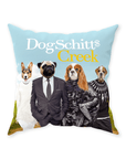 Cojín personalizado para 4 mascotas 'DogSchitt's Creek'