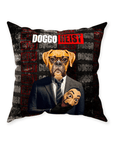 Cojín personalizado para mascotas 'Doggo Heist'