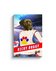 Lienzo personalizado para mascotas 'Ricky Doggy'