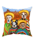 Cojín personalizado para 4 mascotas '4 Amigos'