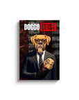 Lienzo personalizado para mascotas 'Doggo Heist'