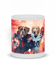 Taza personalizada para 2 mascotas 'Cleveland Doggos'