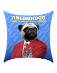 Cojín personalizado para mascotas 'Anchordog'